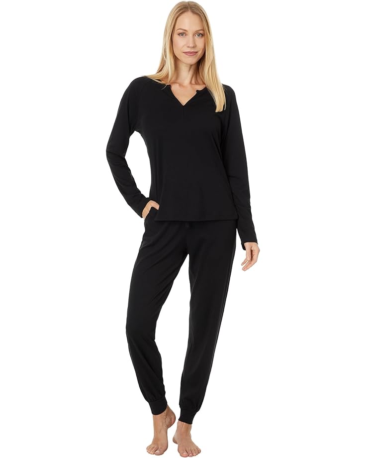 

Пижамный топ Cosabella Bella Longsleeve Top Jogger Set, черный