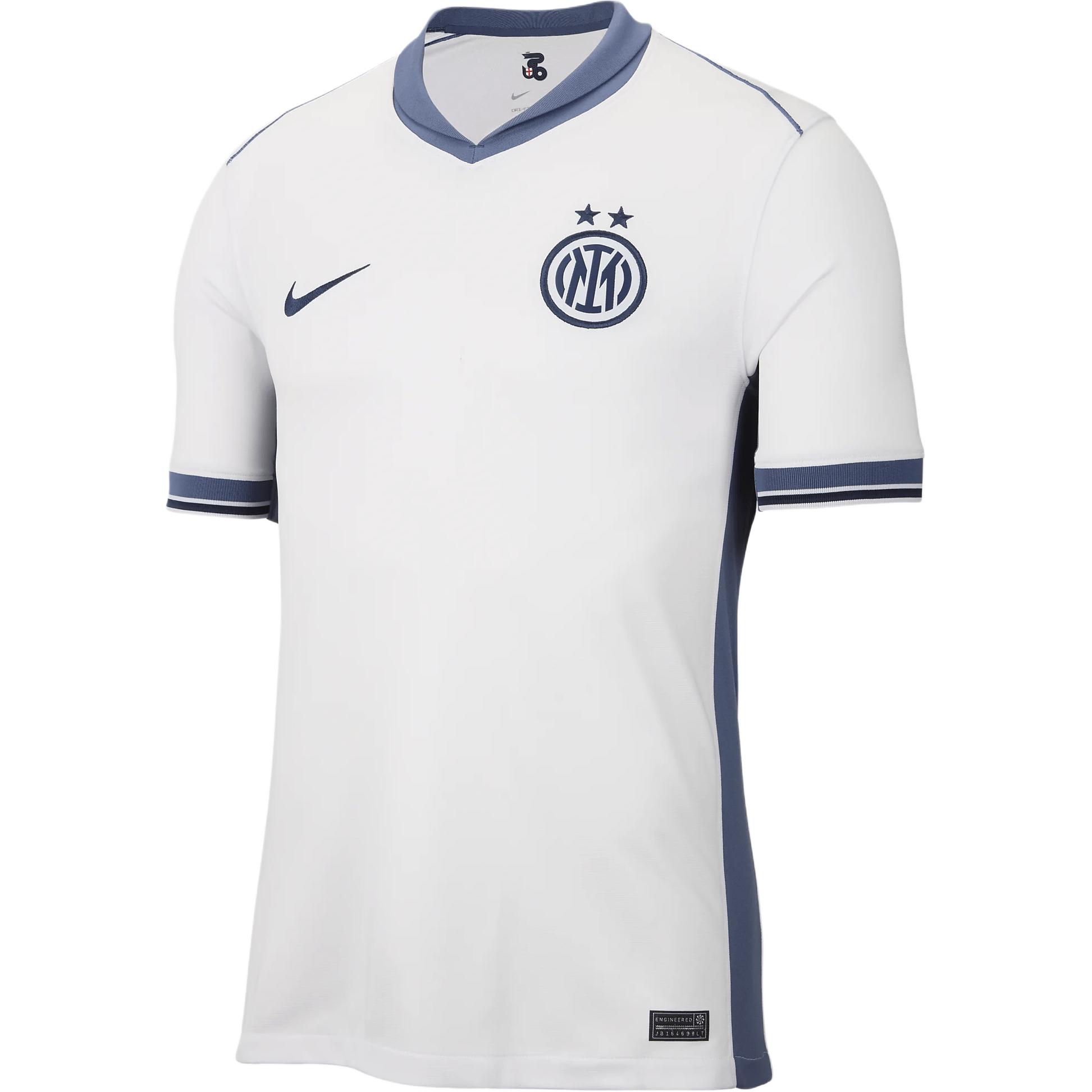 Футболка Inter Milan 2024/25 Stadium Away мужская Dri FIT реплика Nike, белый — фото 3