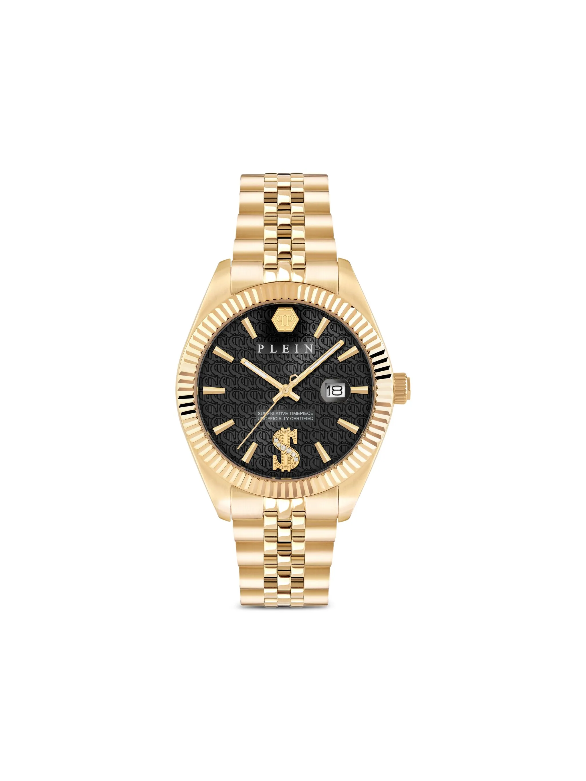 

Наручные часы Date Superlative 41 мм Philipp Plein, черный