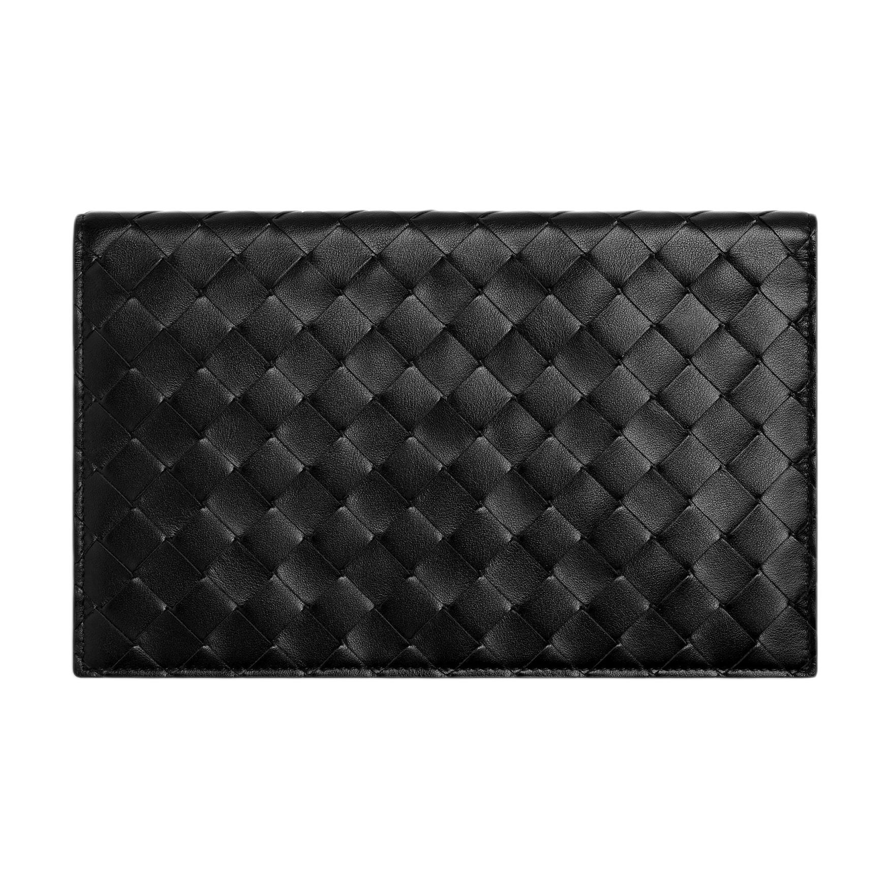 

Кошелек Intrecciato Calfskin для мужчин, черный Bottega Veneta, basic set (bag+dust bag)