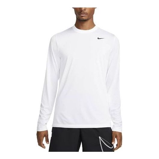 

Футболка Nike Dri-FIT Legend Long-Sleeve Fitness T-Shirt 'White'