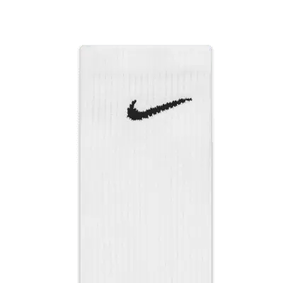 Носки Nike Everyday Plus Cushioned Training Crew (6 шт), белый/черный — фото 4