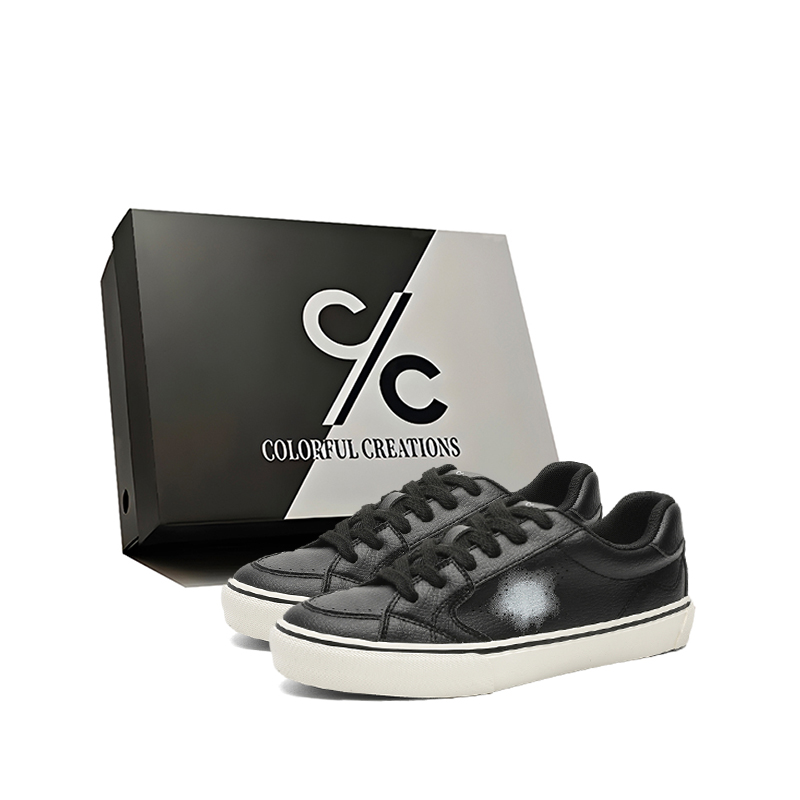 

Нескользящие, износостойкие, легкие мужские кроссовки Colorful Creations, Black