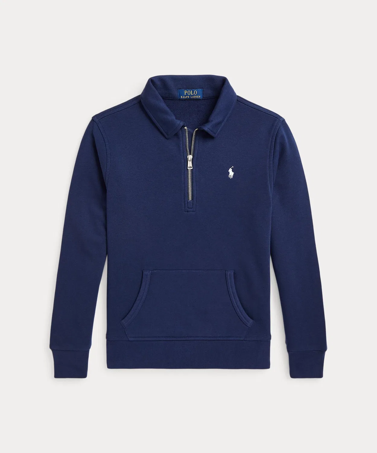 Свитшот с принтом Ralph Lauren, хлопковый, синий