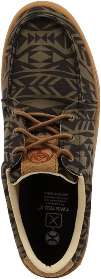 Мужские лоферы Twisted X Zero-X Chukka Driving Moc - кожаные лоферы с ручной обработкой натуральной кожи, мультиколор — фото 4