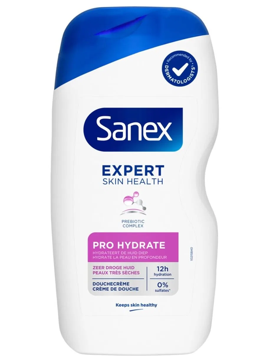 Гель для душа Sanex Expert Pro Hydrate для очень сухой кожи 400 мл, 6 штук Sanex