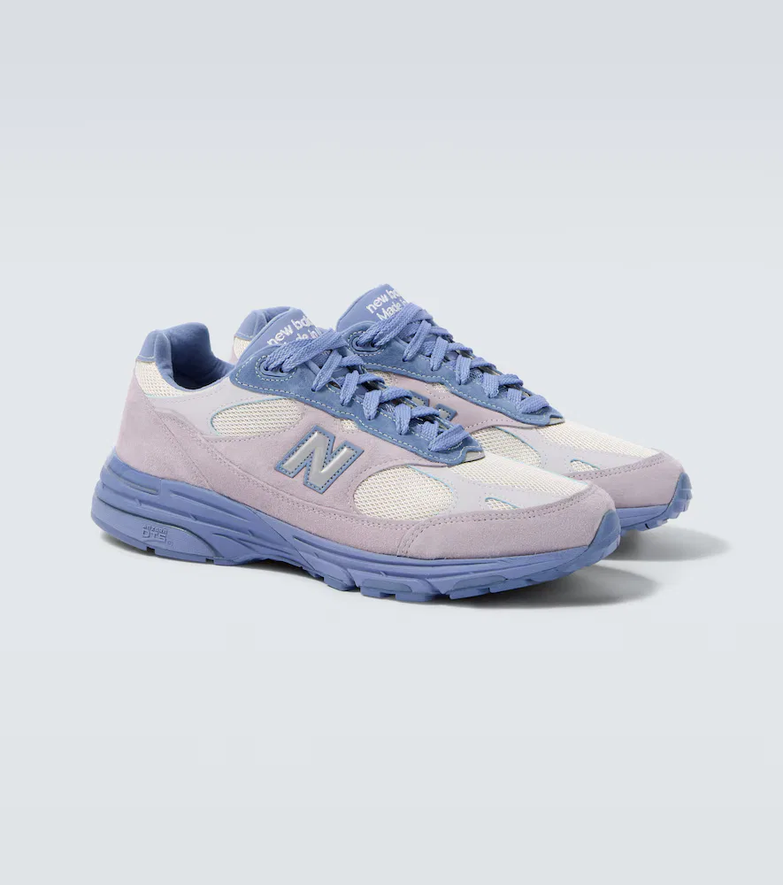 Сделано в США 993 кроссовки с замшевой отделкой New Balance, фиолетовый