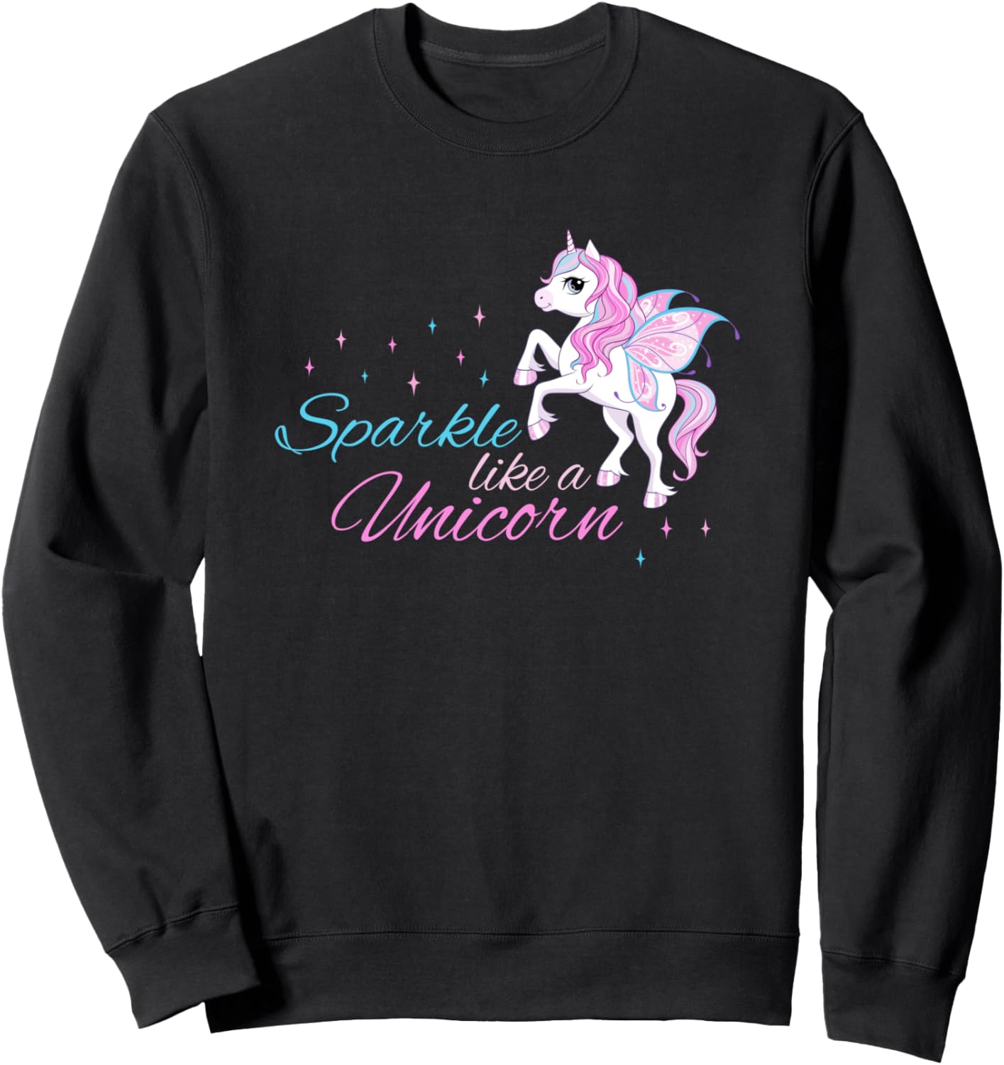 

Сияй, как единорог! Волшебные мечты! Толстовка Magical Unicorn Fantasy Adventures, черный