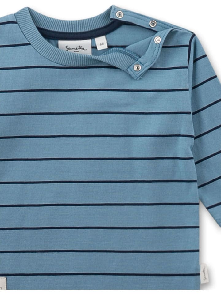 Sanetta Kidswear Футболка сине-черного цвета — фото 3