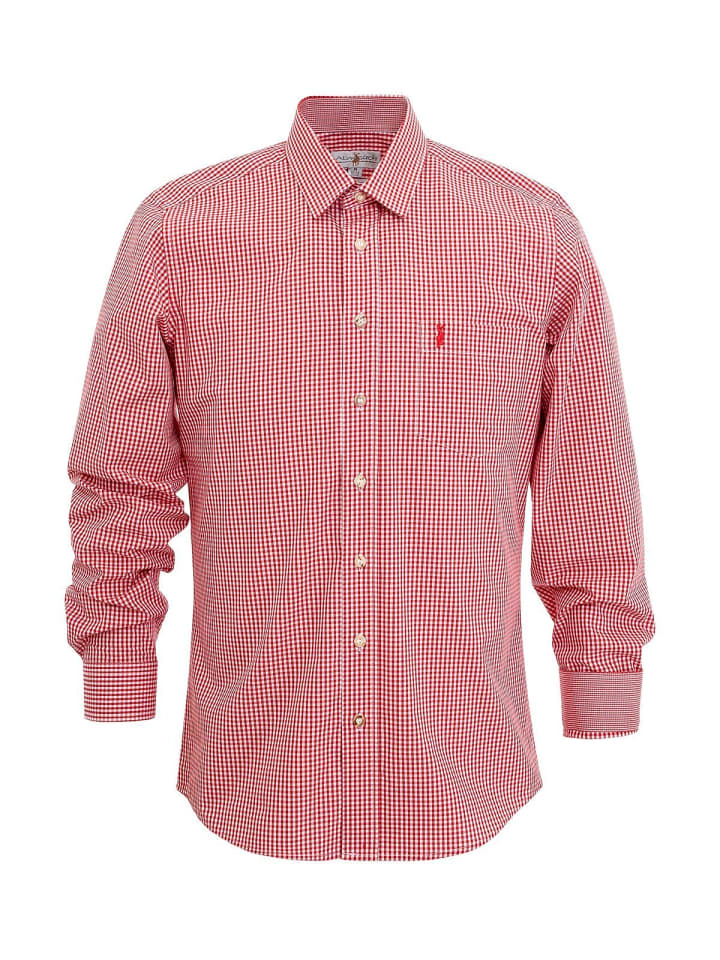 

Almsach Рубашка в клетку 722LK-CO красного цвета