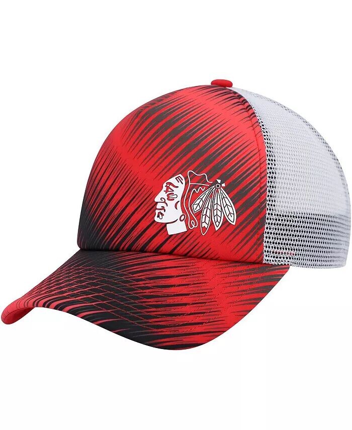 

Женская красно-белая кепка из пеноматериала Chicago Blackhawks Snapback Snapback Adidas, красный