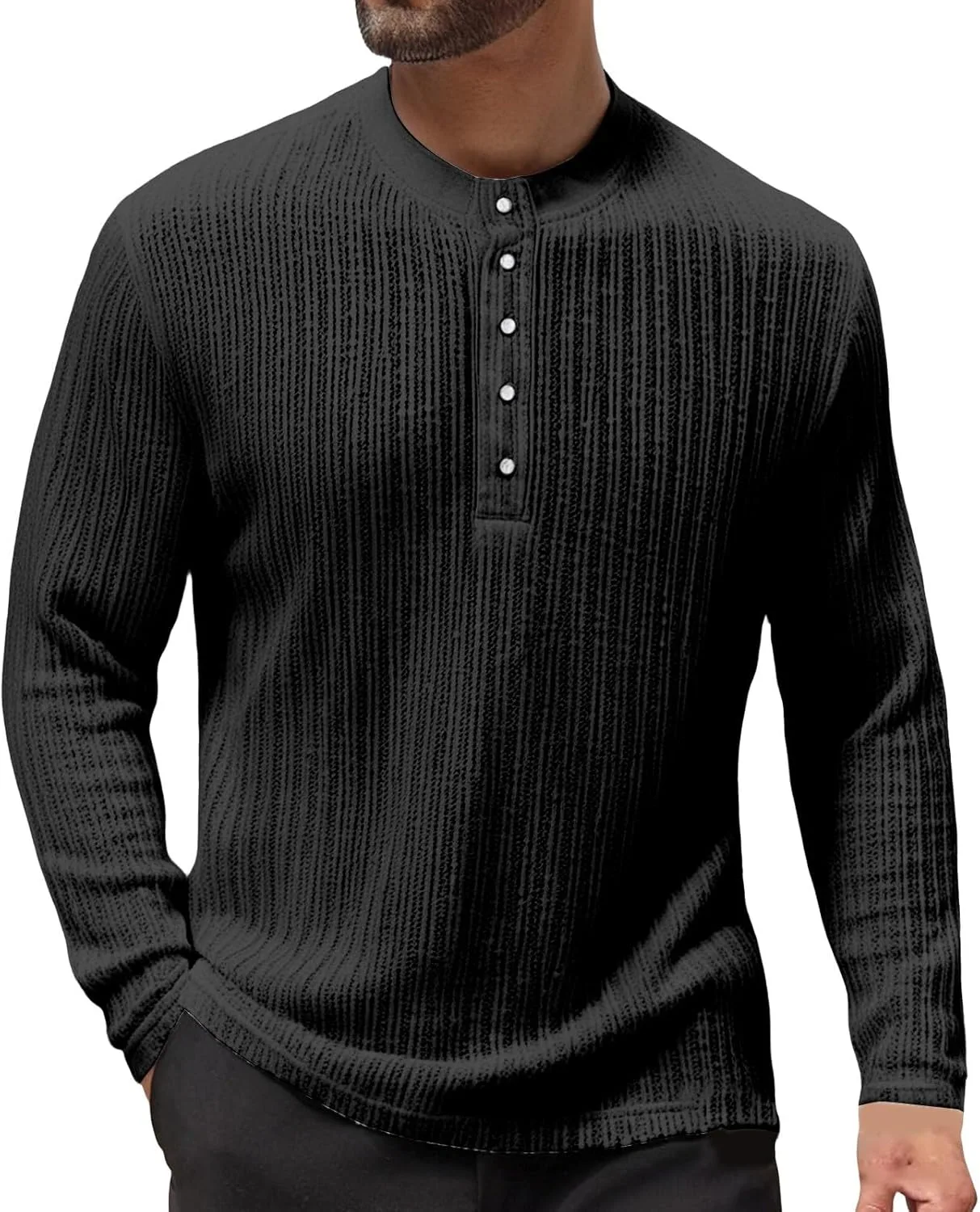 

Футболка для мужчин Gym Textured с длинным рукавом