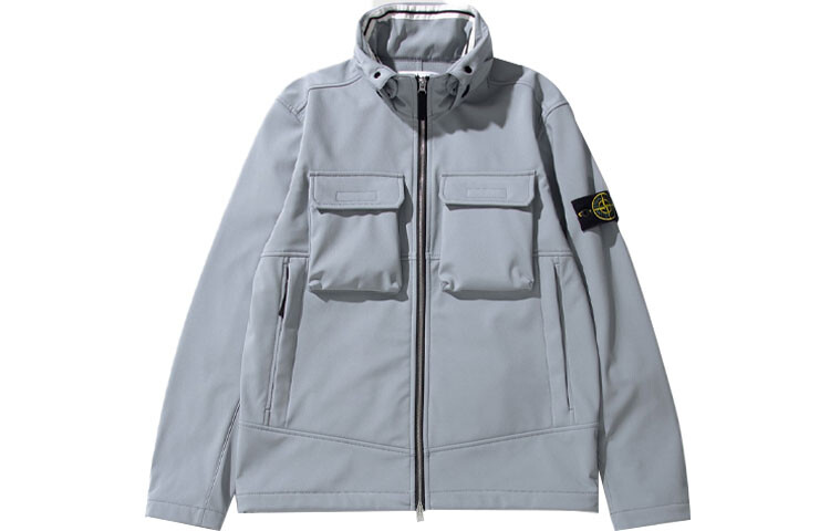 

Куртка мужская LIGHT SOFT SHELL-R SERIES SOFT SHELL серая Stone Island, серый