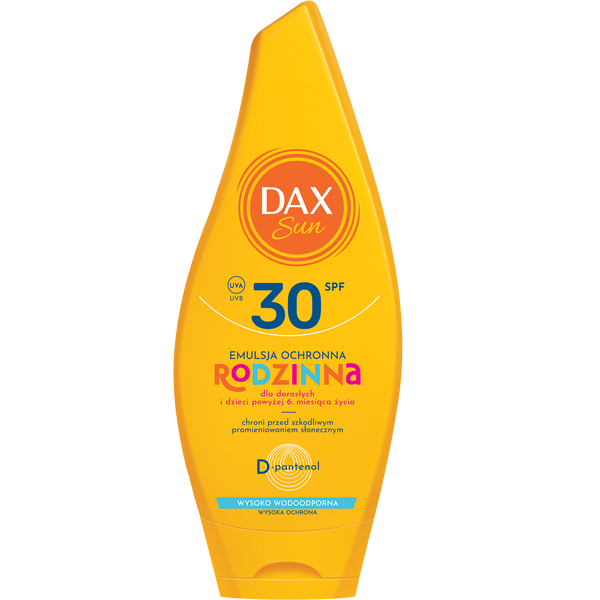 

Семейная защитная эмульсия с spf30, 250 мл Dax Sun