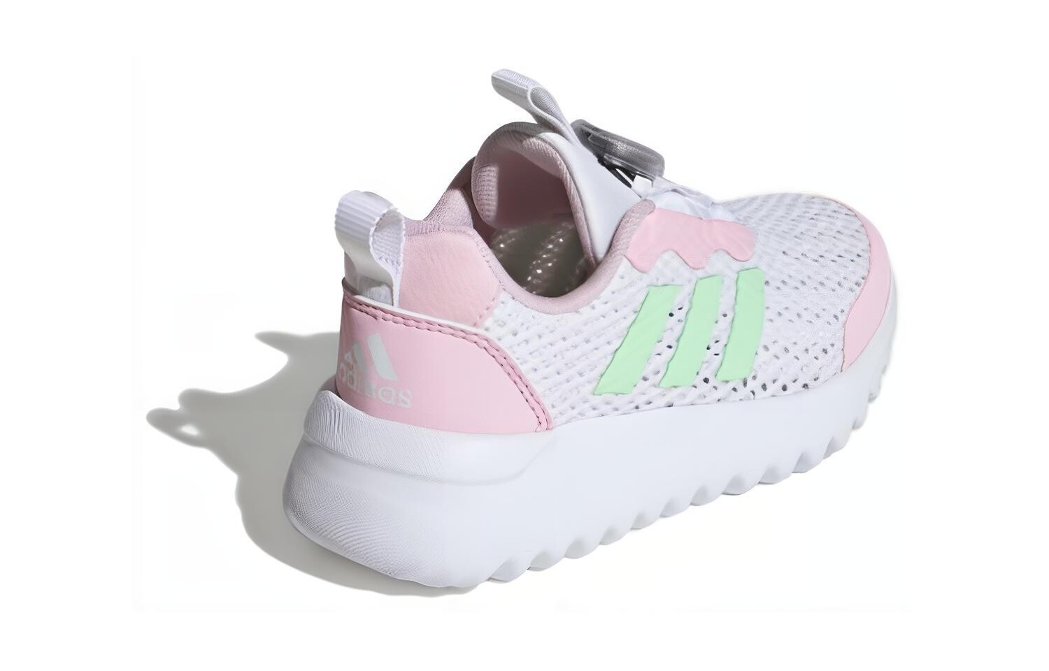 Кроссовки детские серии Activeflex Kids Low-top белые розовые желтые Adidas, белый/розовый/желтый — фото 4