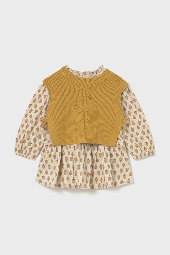 

Платье для малышей Mayoral, желтый