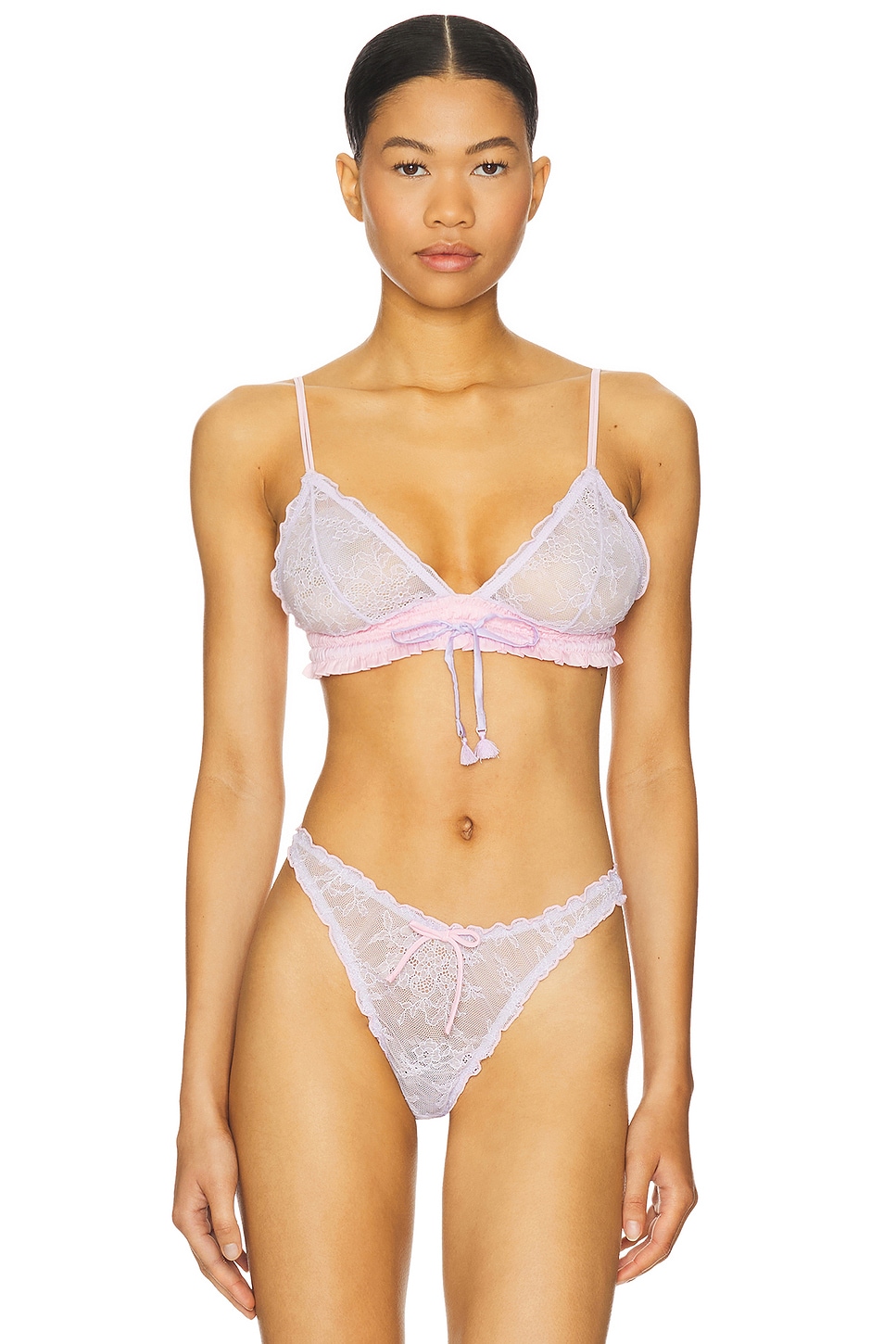 

X intimately fp gia треугольный бралет Free People, fairytale combo