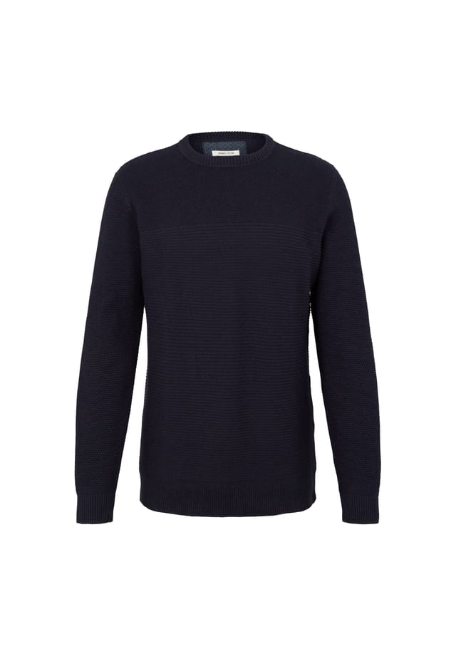 

Вязаный свитер пуловер r-neck Tom Tailor, синий