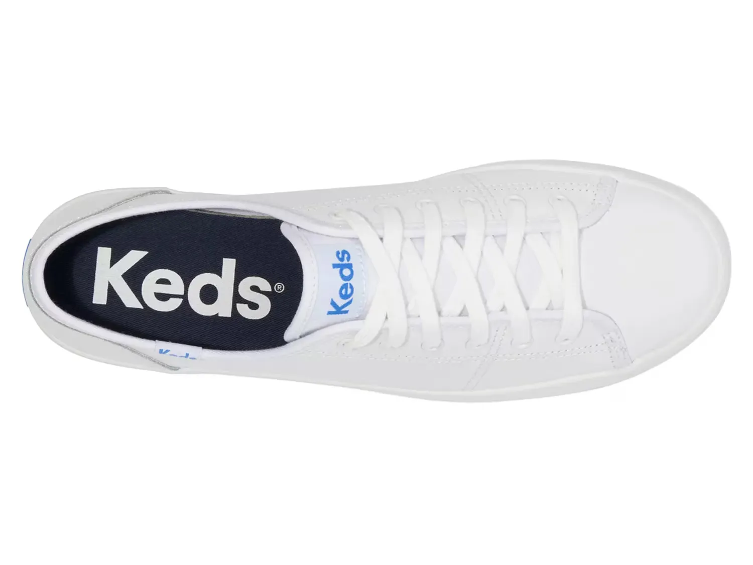 Кроссовки Kickstart - женские Keds, White/Blue — фото 4