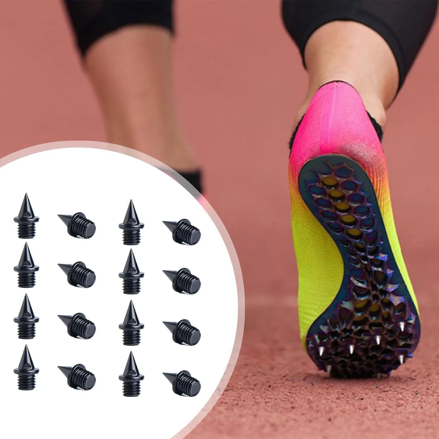 Беговые кроссовки Harilla 16 x Athletics, маленькие кроссовки для программы отслеживания и записи результатов бега, черный — фото 2