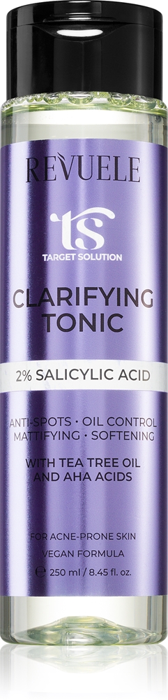 

Целевой раствор очищающий тонизирующий лосьон для умывания с салициловой кислотой Revuele, 250 мл