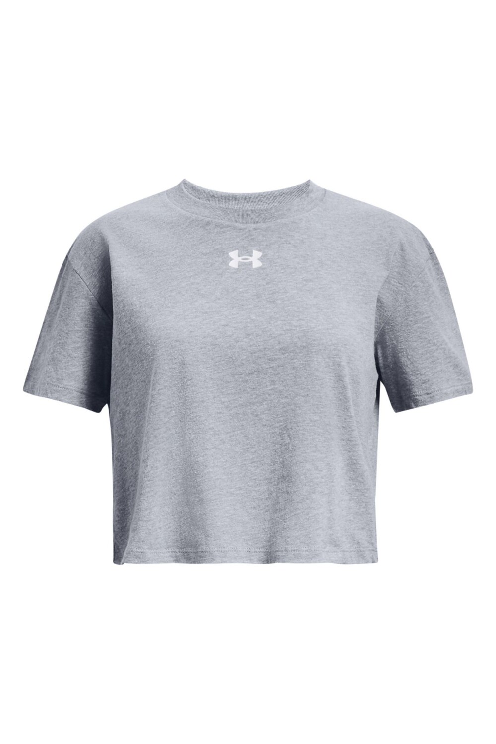 

Футболка в спортивном стиле с короткими рукавами и логотипом Under Armour, серый