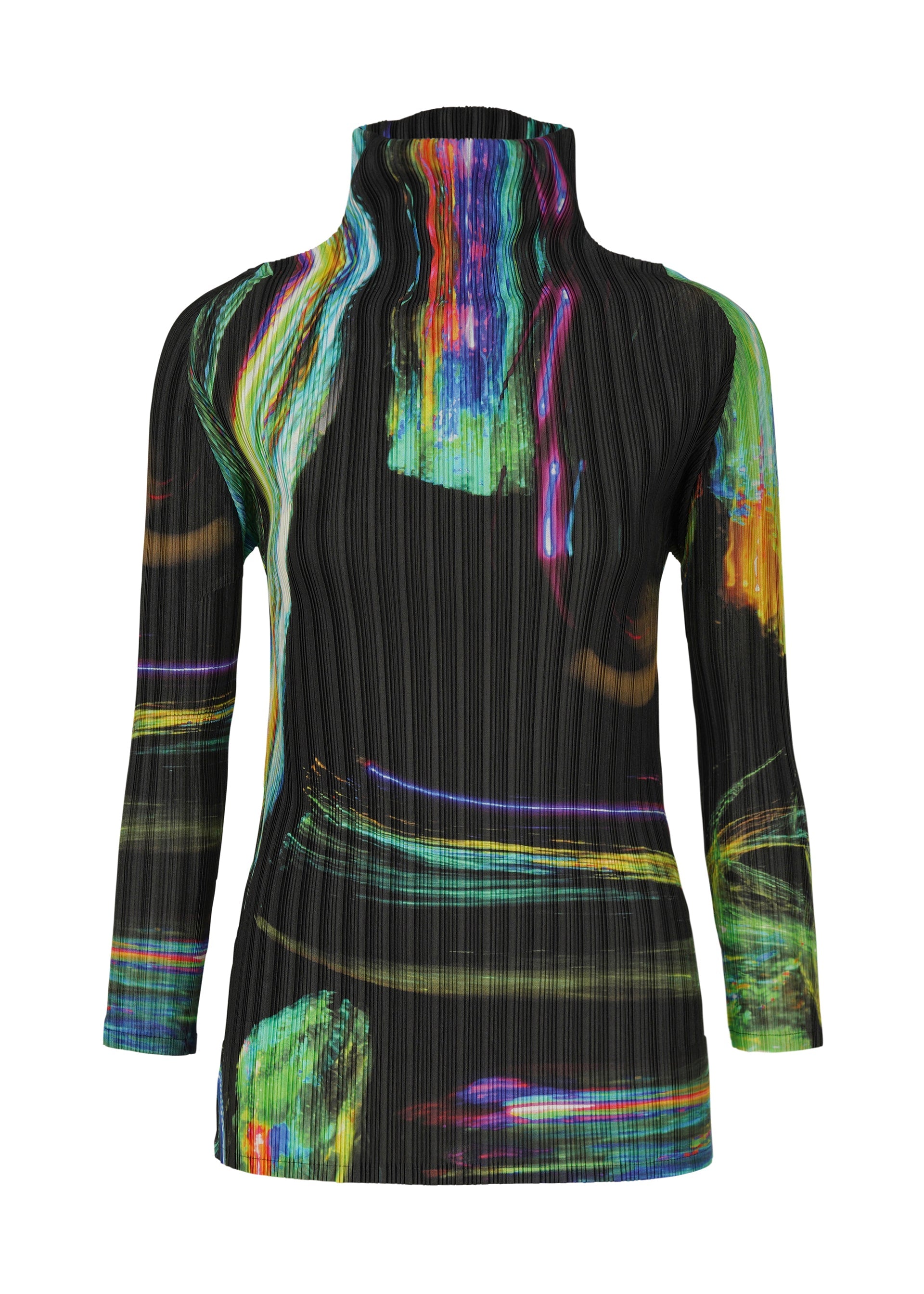 

Рубашка spectrum rib Pleats Please Issey Miyake, зеленый