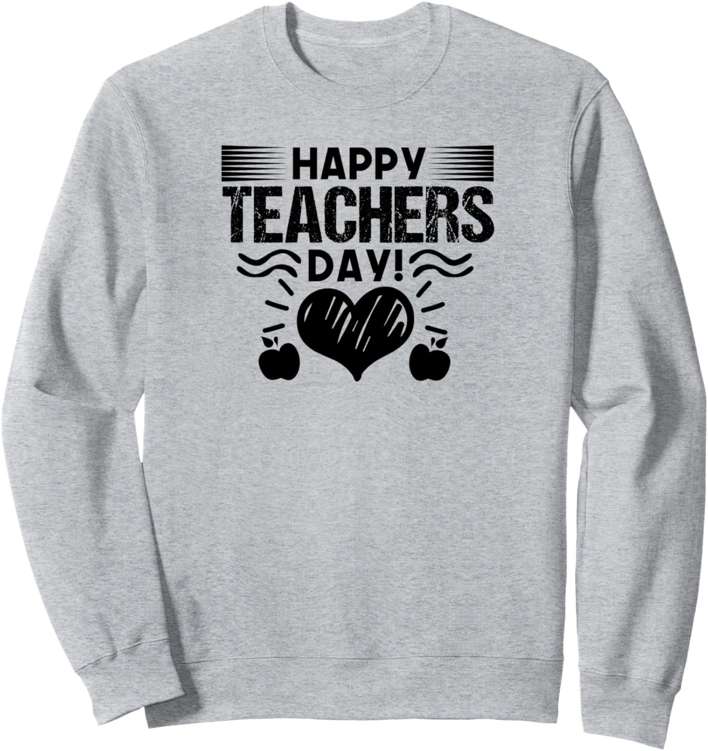 

Забавная толстовка для учителя Happy Teachers Day, серый