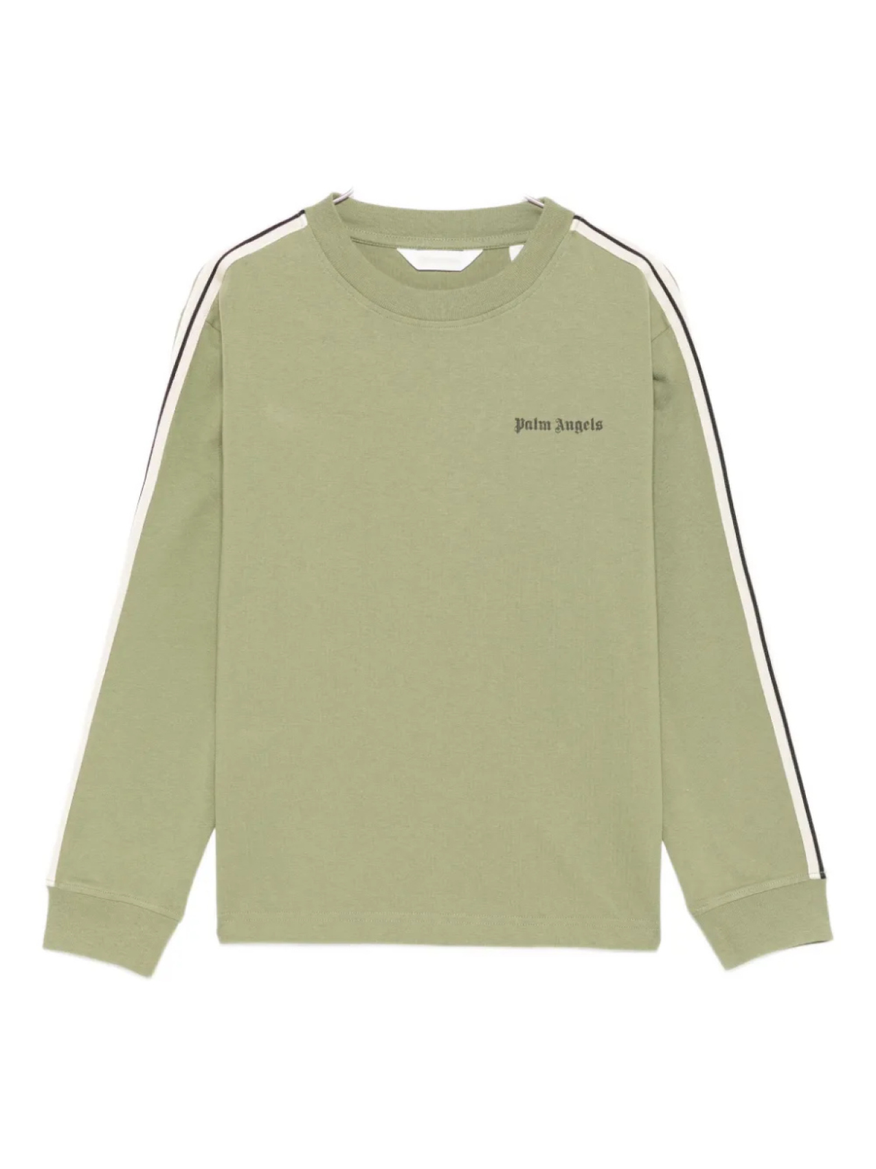 

Футболка с длинными рукавами Palm Angels Kids с полосками, зеленый