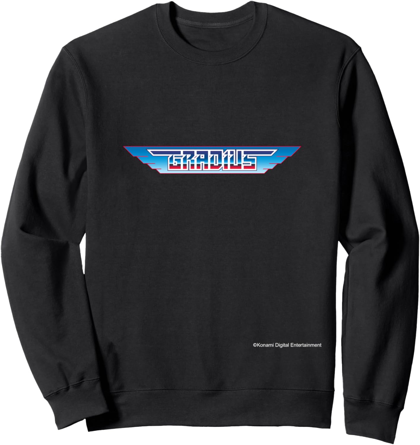 

Толстовка с логотипом GRADIUS (1991) Konami, черный