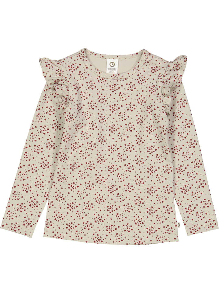 

Футболка müsli Langarmshirt, цвет green/cabernet