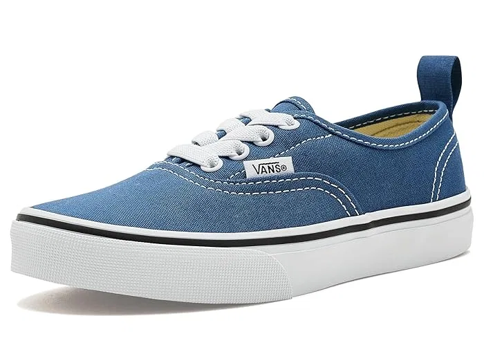 Кроссовки на эластичных шнурках Authentic Elastic Lace Vans Kids, Navy — фото 2