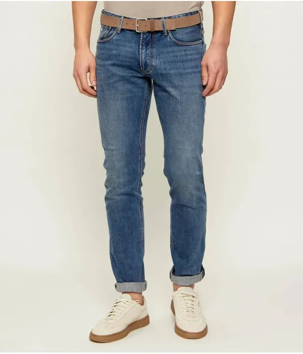 Джинсы J06 slim fit Emporio Armani, синий