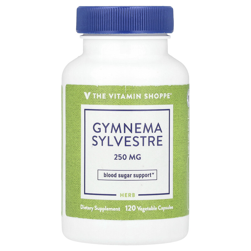 

The Vitamin Shoppe, Gymnema Slyvestre, 250 мг, 120 растительных капсул