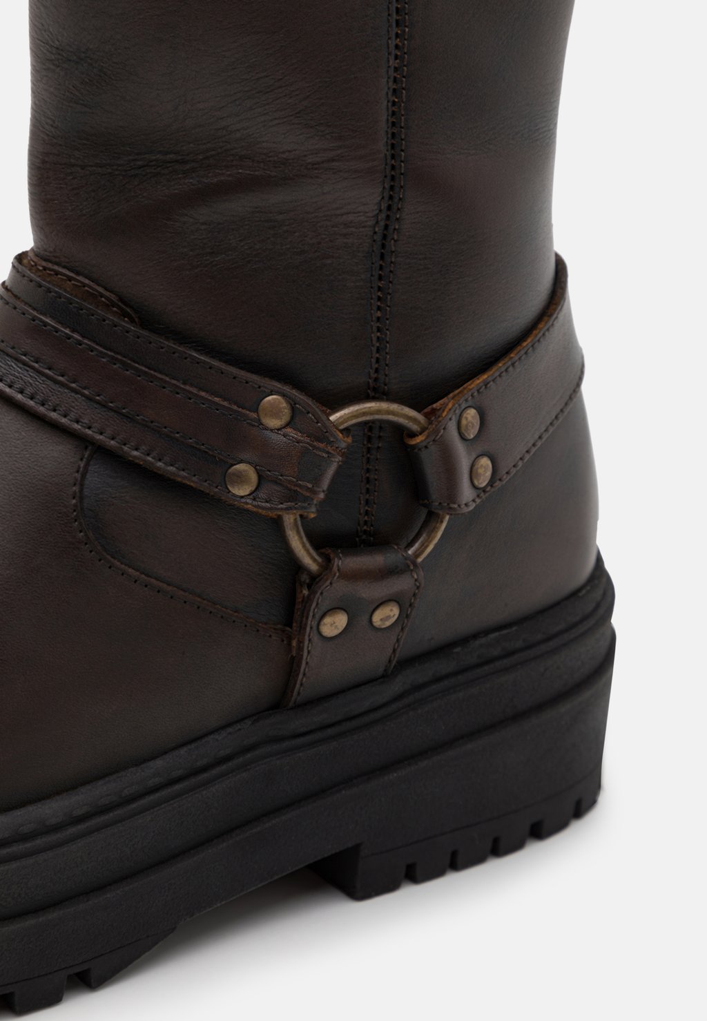 

Ковбойские/байкерские ботинки по щиколотку LEATHER UNISEX YOURTURN, коричневый