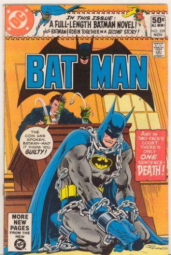 

Batman #329 Vol. 41 No. 329 November 1980 (DC COMICS INC.)