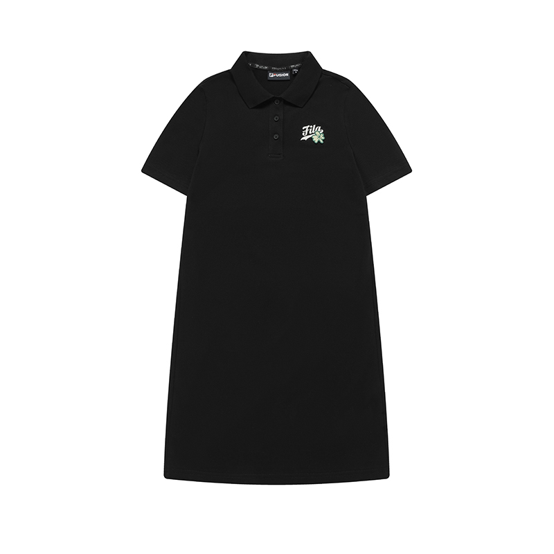 

SS24 Короткое Платье Женское Jet Black FILA FUSION