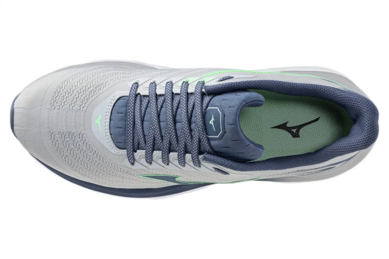 MIZUNO Мужские беговые кроссовки Horizon 8 в цвете Pearl Blue/Vintage Indigo/Neo Mint — фото 3