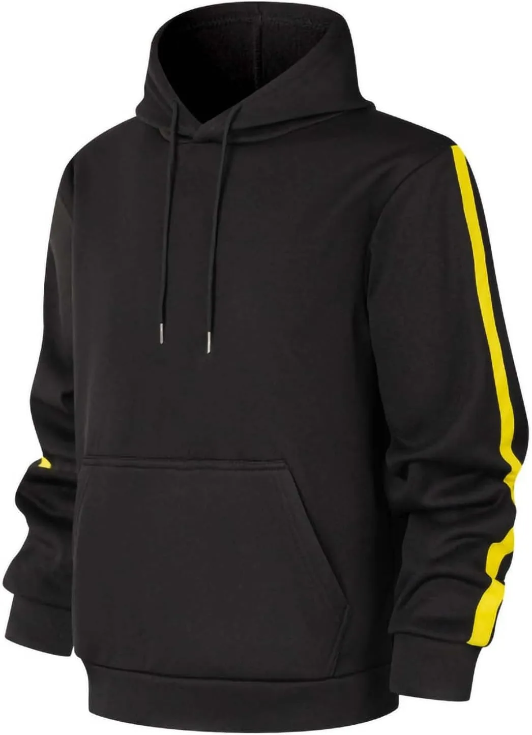 

Мужская худи с капюшоном на шнурке, полоска, длинный рукав Floleo