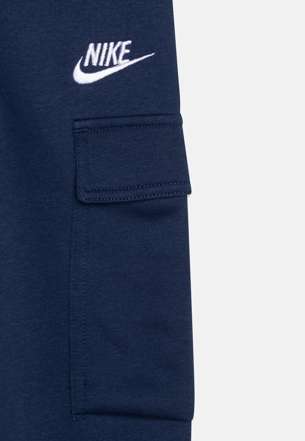 Брюки для бега CLUB UNISEX Nike Sportswear, цвет midnight navy/white — фото 4