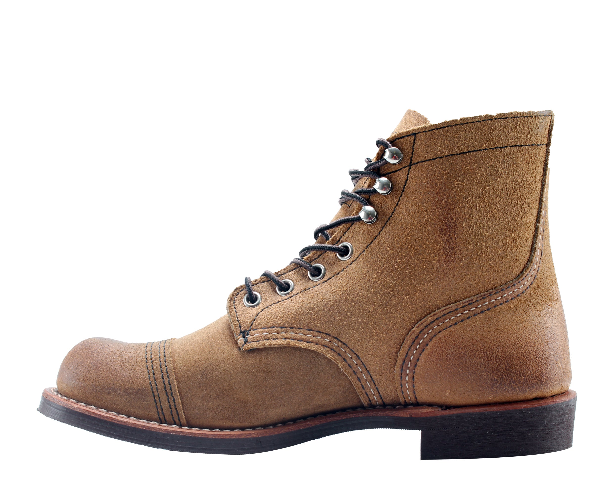Кожаные рабочие ботинки Red Wing Heritage Iron Ranger 6-Inch 8083 Hawthorne Tan Мужские 08083 — фото 3