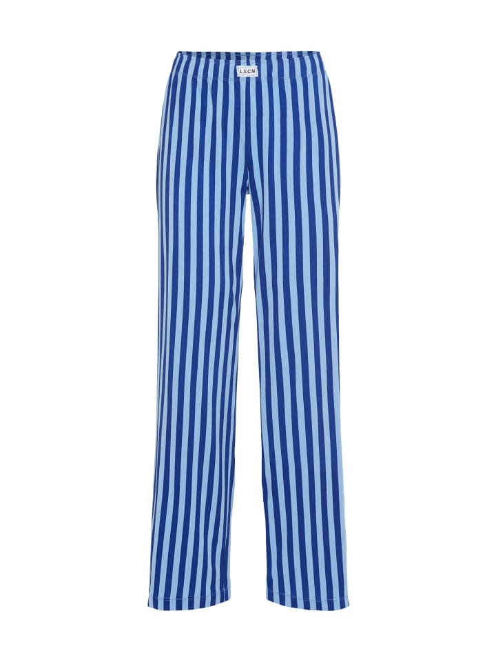 

Пижамные брюки в темно-синюю полоску LSCN BY LASCANA