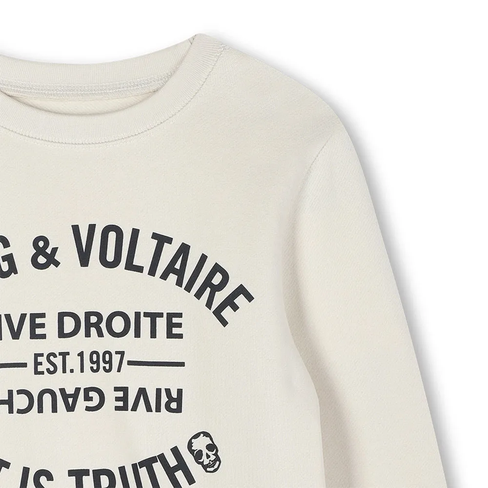 Толстовка Zadig & Voltaire X60465, бежевый — фото 3