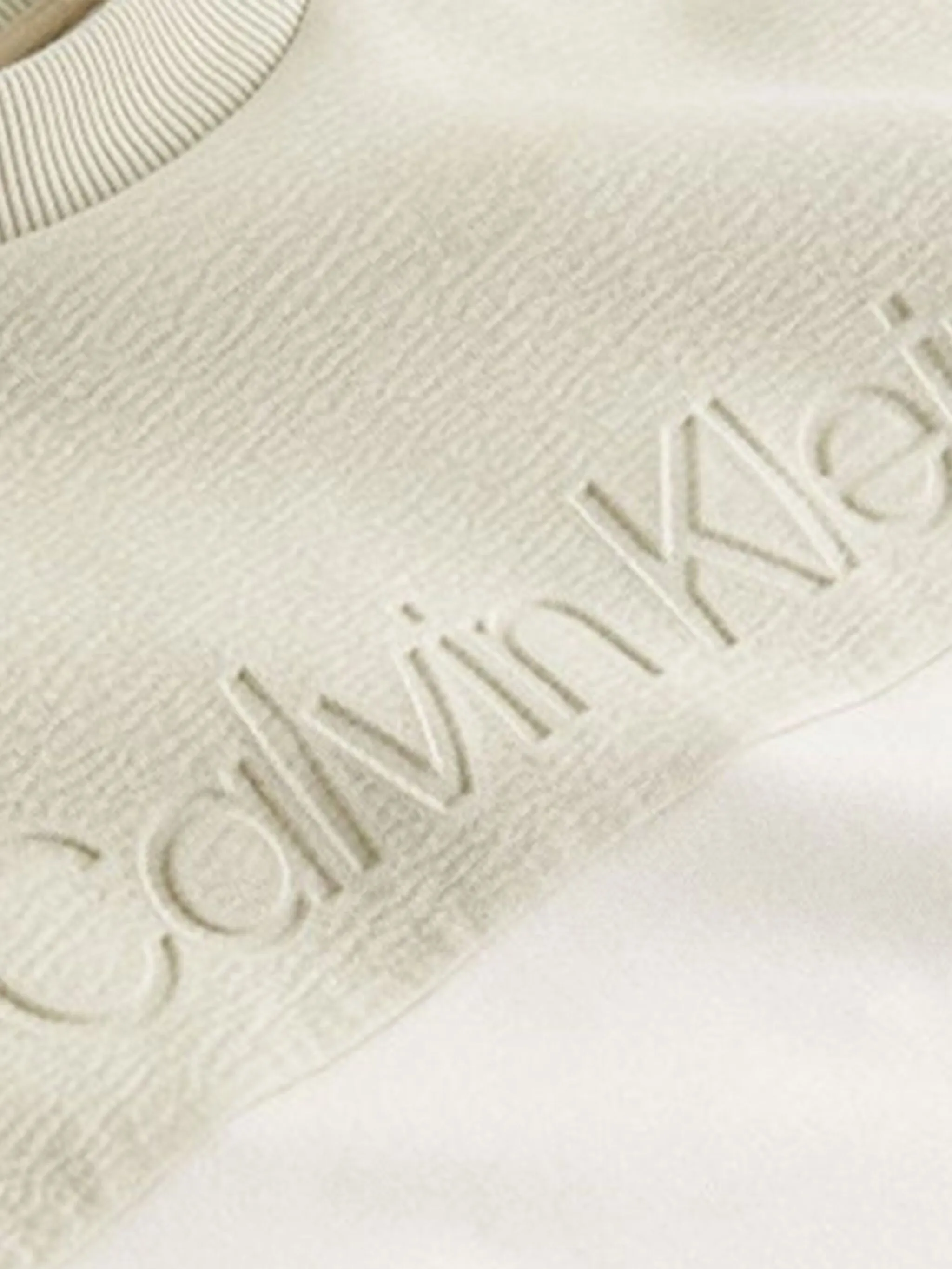 Толстовка в стиле колор-блок с логотипом Calvin Klein, зеленый — фото 4