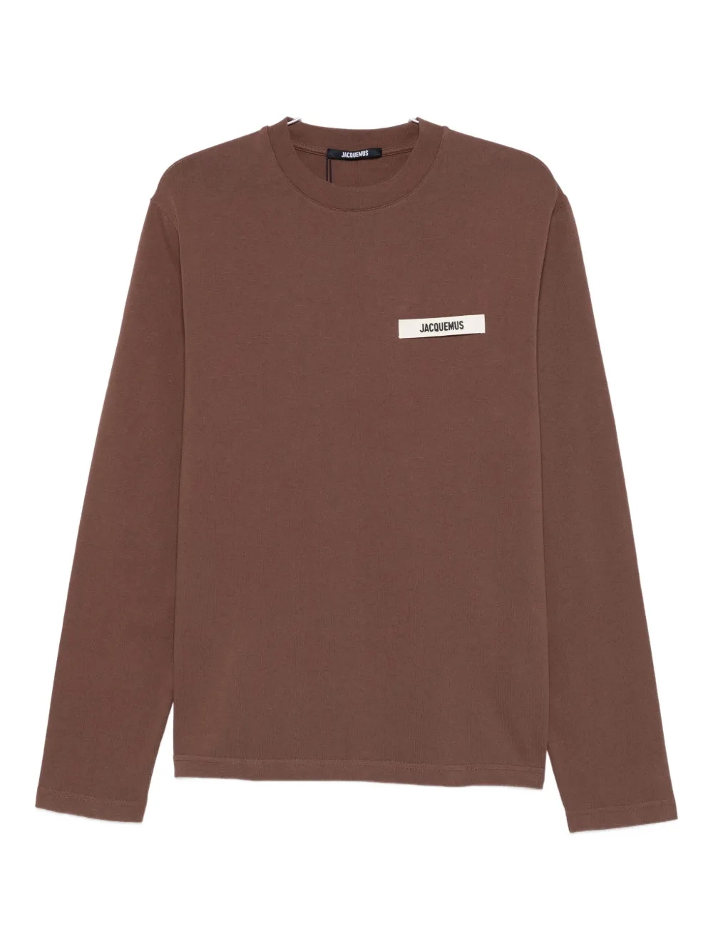 

Толстовка с длинными рукавами и логотипом JACQUEMUS, коричневый