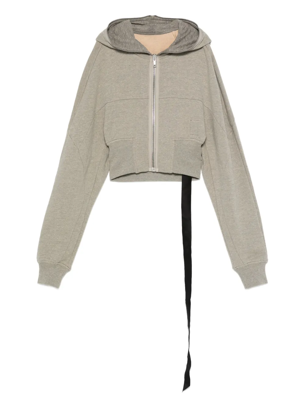 

Толстовка с капюшоном на молнии Rick Owens DRKSHDW, серый