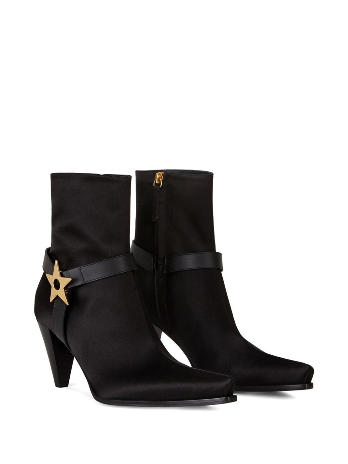 Ботильоны с металлической пряжкой Giuseppe Zanotti, черный — фото 2