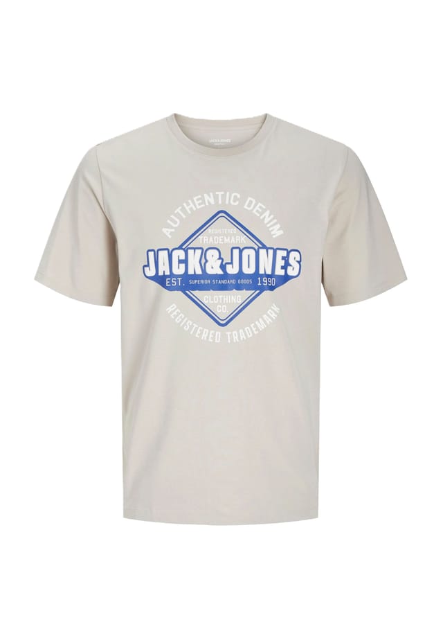 

Хлопковая футболка Originals By Jack & Jones, цвет 176631 moonbeam