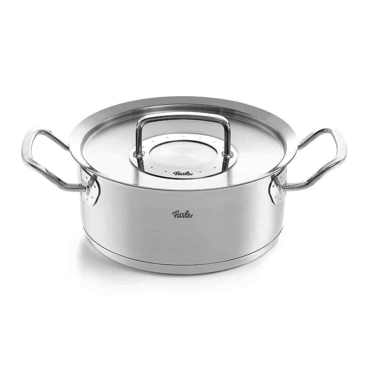 

Frying pot original-profi collection 46 л Fissler, серебряный