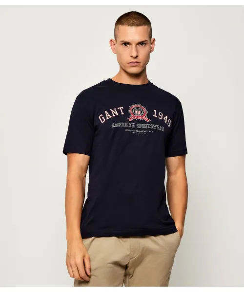 

Футболка с рисунком Regular fit Gant, синий